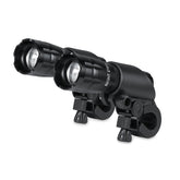 5W Mountain Bike Headlight Charging Zoom Glare Waterproof Flashlight Set Car Headlight x 2 + Taillight x 2 (Set Three), Set Three